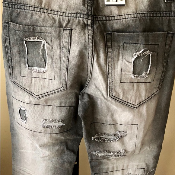 Men’s Bleeker & Mercer Distressed Jeans 30/30 NWT - Picture 4 of 5